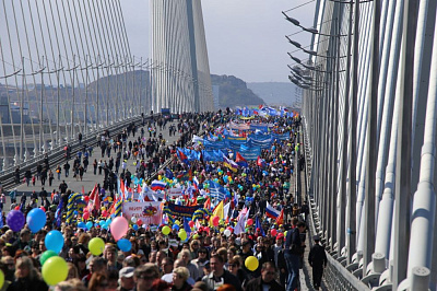 День международной солидарности трудящихся в Приморье, 1 мая 2014